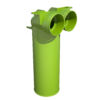 AE48c přechodka 2x90/75-90° na vyústku DN125 